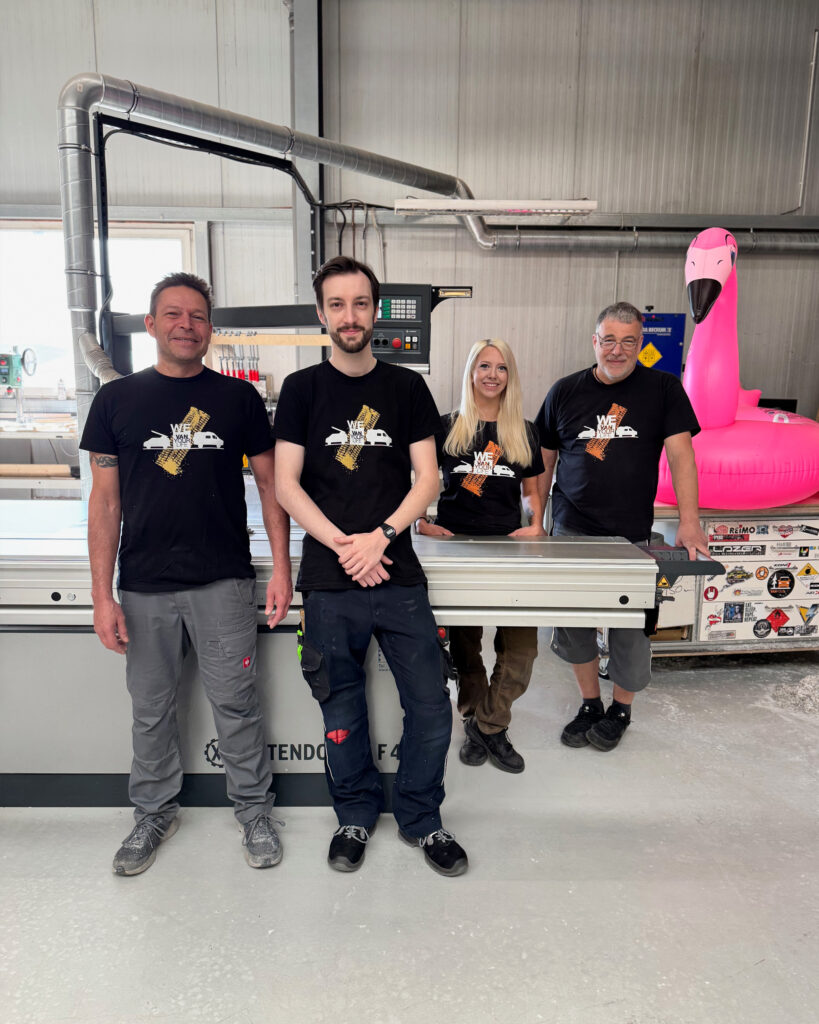 Team Holz Tutti, Tim, Nina, Carsten
